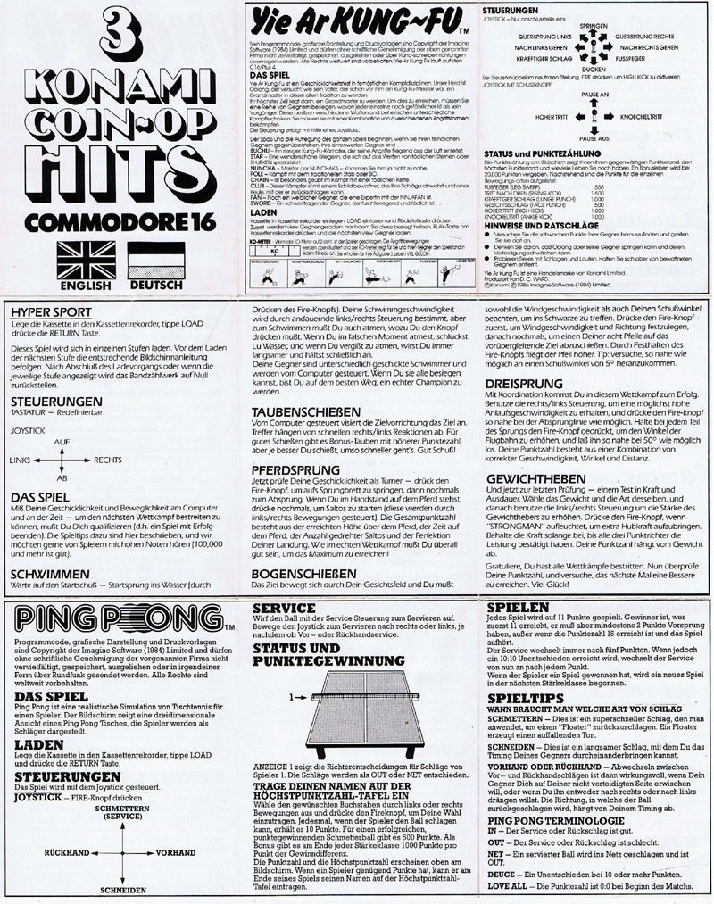 German Instructions