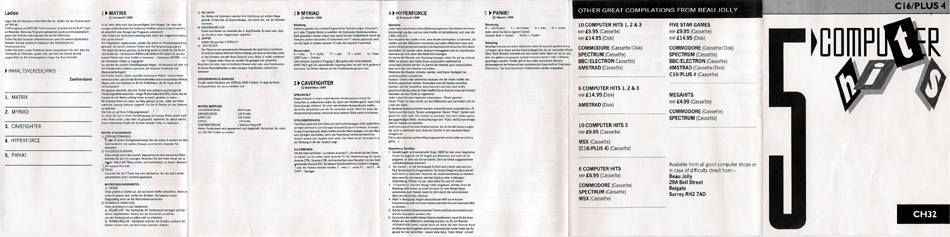 Instructions Leaflet German Side