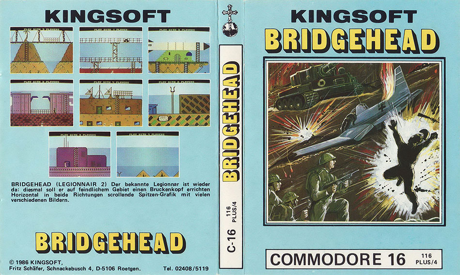 Cassette Front Cover (Kingsoft C16 & Plus/4 Release)
Submitted by Lacus
