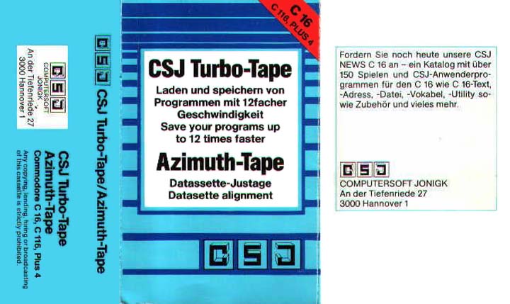 Cassette Cover (Front)
Submitted by Rüdiger