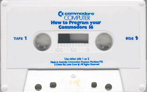How To Program Your Commodore 16 Cassette