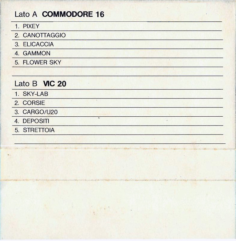 Cassette Cover Inlay