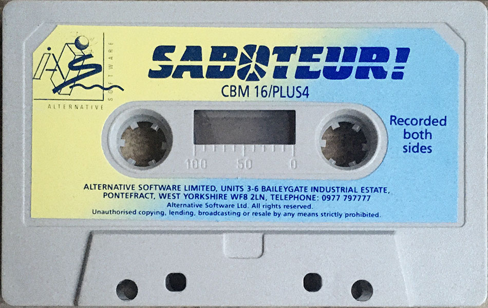 Cassette (Alternative Software, White)
Submitted by Ati