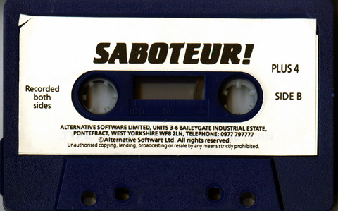 Cassette (Alternative Software Blue Tape, Plus/4 Side)