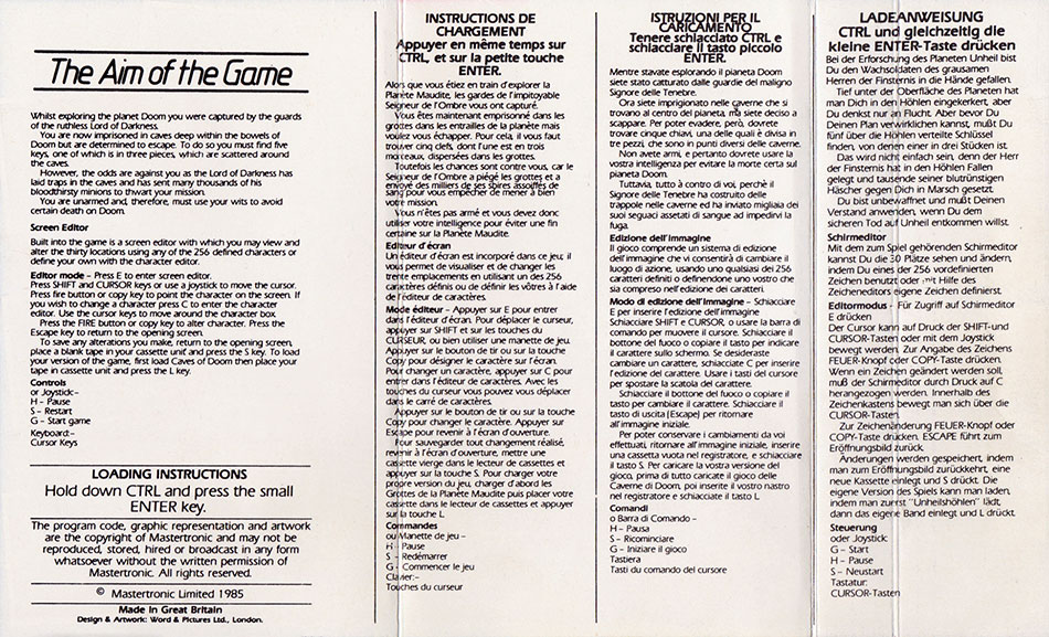 Cassette Cover (Back, Multilingual)
Submitted by IQ666