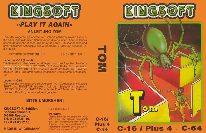 Cassette Cover (Kingsoft Release)