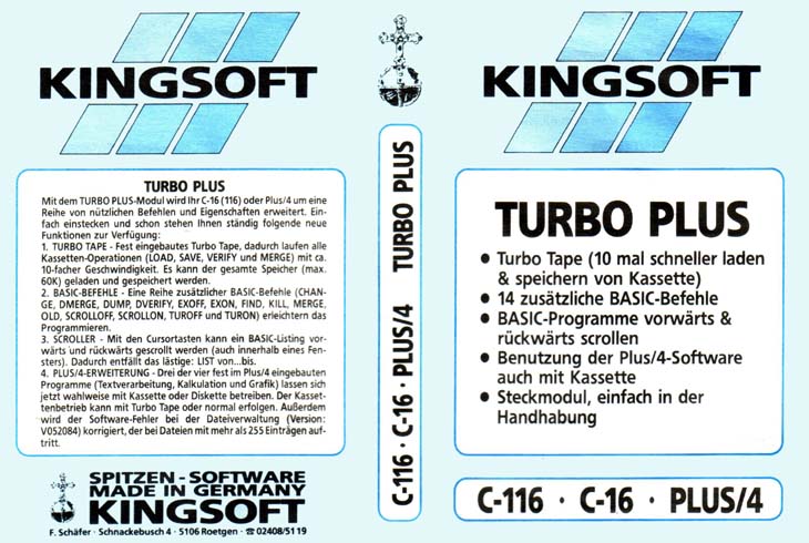 Cartridge Front Cover