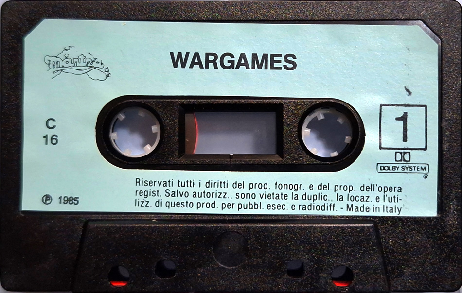 Cassette Cover (Side 1)