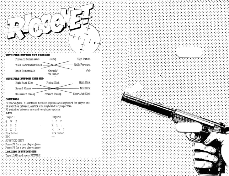 Cassette Back Cover (Ricochet)