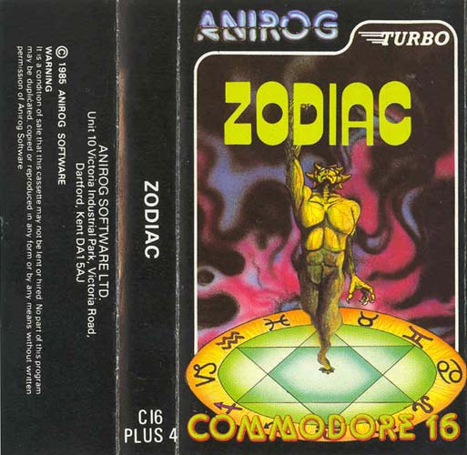 Cassette Cover (Yellow Commodore 16 Label)