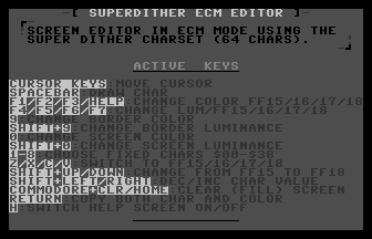 Superdither ECM Editor