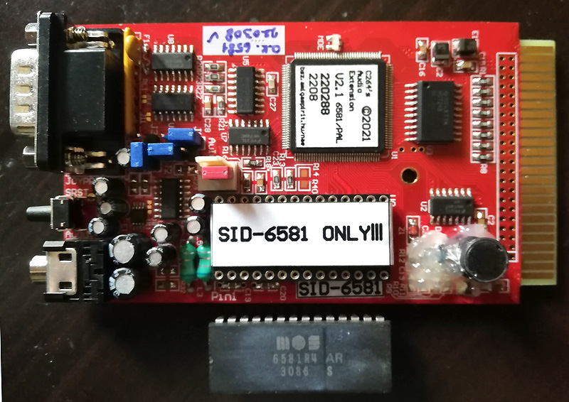 CAE V2.1 6581 with SID6581R4 AR