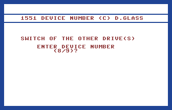 1551 Device Number Screenshot