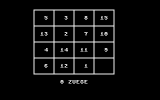 15'er Puzzle Screenshot
