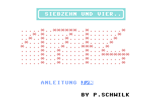 17+4 (Commodore Welt) Title Screenshot