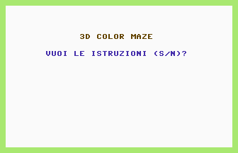 3D Color Maze Title Screenshot