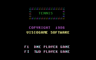 3D Crazy Tennis Title Screenshot