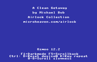 A Clean Getaway Title Screenshot