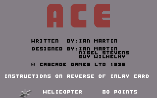 ACE +4 Title Screenshot