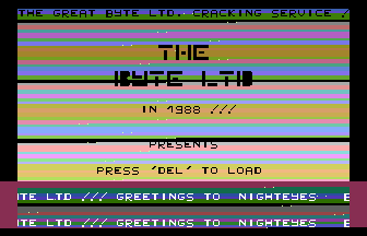 Ack Ack Attack (The Byte Ltd.) Title Screenshot