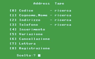 Address Tape Screenshot
