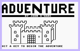 Adventure 1 Title Screenshot