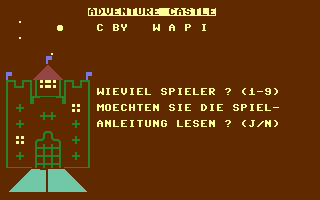 Adventure Castle Version II Title Screenshot