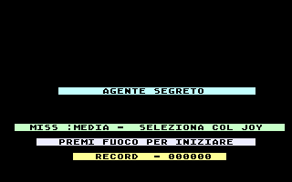 Agente Segreto Title Screenshot