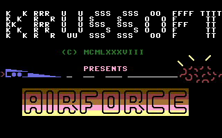 Airforce (Krussoft) Title Screenshot