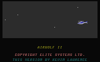 Airwolf 2 Title Screenshot