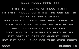 Alex's Catalog 1.0 Screenshot