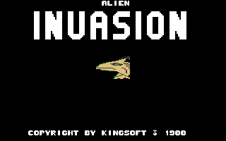 Alien Invasion Title Screenshot