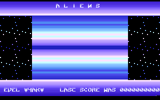 Aliens (Byte Games 26) Title Screenshot