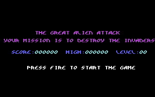 Aliens (Go Games 41) Title Screenshot