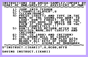 Amiga-Samplez Screenshot