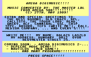 Amiga Digimusic Screenshot