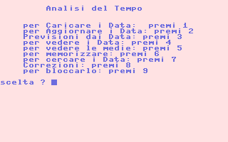 Analisi Del Tempo Screenshot