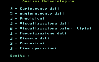 Analisi Meteorologica Title Screenshot