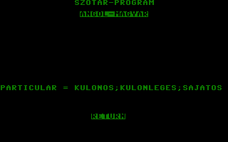 Angol-Magyar Screenshot