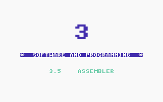 Assembler 3.5 Title Screenshot