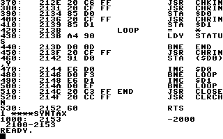 Assembler Screenshot