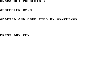 Assembler V2.3 Screenshot