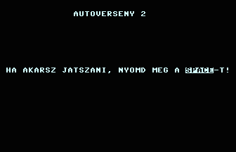 Autoverseny 2 Title Screenshot