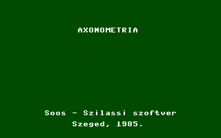 Axonometria Title Screenshot