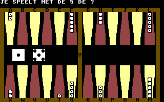 Backgammon (Dutch) Screenshot