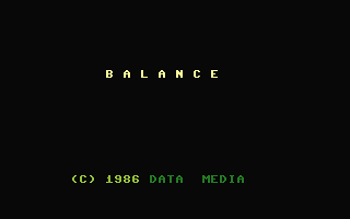Balance Title Screenshot