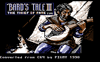 Bard's Tale III Title Screenshot