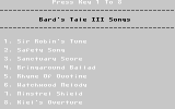 Bard's Tale III Songs