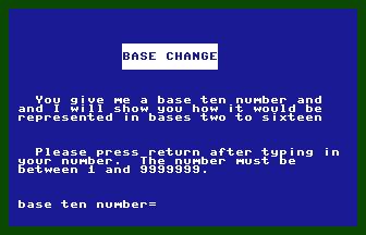 Base Change Screenshot