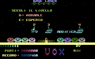 Base Laser Title Screenshot